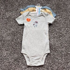 NEW! Carter's 12 Month Baby Girl Bodysuits